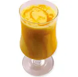 【82】マンゴーラッシー/Mango Lassi（インド料理 ニュータージマハルエベレスト 西九条店）