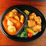 唐揚げ(4個)×シーフードチキンカレー（【北海道×肉×カレー】ななつぼし 南浦和店）