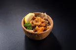 タコの唐揚げ（牛かつ 黒べこ 磯子店）