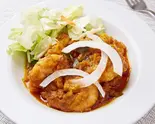 Malabar Fried Shrimp マラバルシュリンプフライ 1200円(ニルワナム 南インド料理レストラン 神谷町店 Nirvanam South Indian restaurant Kamiyacho branch)