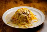 ポルチーニホワイトチーズオムライス White Sauce Omelet Rice topped with Cheese（【カラダが喜ぶオムライスCafe】Egg House～梅田店～）
