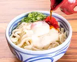 明太とろたまぶっかけ【温・冷】(醤屋万吉のうどん)
