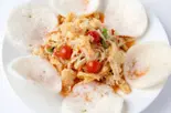 (4)ベトナム風。パパイヤのソムタム（サームロット）