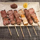 焼きとん盛り合わせ6本(塩)（えにし家）