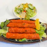 チキンシークカバブ 4P(ミニサラダ付き) Chicken Seek Kabab 4P（シバサクティー 西船橋店）
