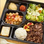 Special Beef Kebab Bento Box (7 types) スペシャルビーフケバブセット弁当(7種類) ( HALAL) トルコ料理（トルコ料理ボスボラスハサン新宿店）