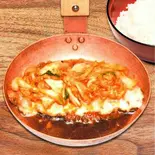 キムチチーズかつ丼（元祖 変わりかつ丼・親子丼 祭太鼓 上本町ハイハイタウン店）