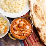 バターチキンマサラカレーセット Butter Chicken Masala Curry Set(ラジャラニ 竹橋店)
