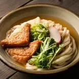 冷やしきつねうどん cold FOX udon（うどん幸波）