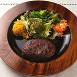 塩麹ハンバーグ弁当(ながお麹cafeレッドクローバー)