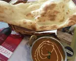 ベジタブルカレー＆プレーンナンセット（ニューリトルインディア 深江橋店）