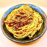 Oriental spicy chicken curry spaghetti オリエンタルスパイシーチキンカレースパゲッティ（TSUKIJI Night Delivery PAKA）