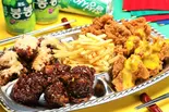 【シェアセット】0辛チキンプレート【4P×4種】（韓国ヤンニョム専門店 鶏王〈チキング〉 千葉店）