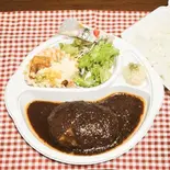 ハンバーグ＆チキン南蛮 デミグラスソース（マカロニ キッチン）
