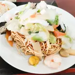 海鮮あんかけかた焼きそば(中華料理 姉妹)