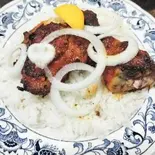 タンドリーチキンライスセット/tandoori chicken rice set（【ドバイ5ッ星ホテル出身シェフの店】インドネパール料理ダイニングバー ジョティ）