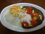 ガーリックトマトカレー 温玉乗せ(Lovely Kitchen(カレー&タコライス))