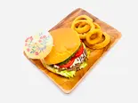 アボカドバーガーオニオンリングセット（ハワイアンカフェ BURGER paina(バーガーパイナ)）