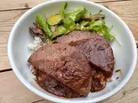 大豆ミートロコモコ Soy Meat Loco Moco(BONDI CAFE)