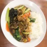 牛肉のあんかけ丼(福海軒)