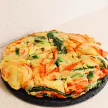 野菜チヂミ(韓国料理たっちゃん)