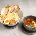 焼豚カレーつけ麺(つけ麺処つぼや 梅田店)