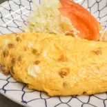 納豆オムレツ（宮崎地鶏の店こま）