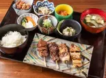 【人気No.3】 こってりもつ焼き定食（もつ焼きばん 高田馬場店）