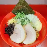 赤家のまぜそば(横浜家系ラーメン赤家江古田店)