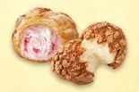 8月限定4個セット(ストロベリーチーズケーキ2個+恐竜の卵シュー2個)（ビアードパパ 栄森の地下街店）