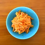 人参のカレーマリネ 大（焼小籠包 ぎょうざ 樹苞(きぼう)）
