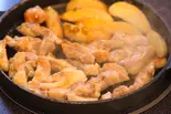 鶏ももビックバーン定食（ふくふく食堂）