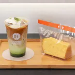 1/1000のシフォンケーキ(1/8カット)アレンジドリンクセット（MICHAEL CLAVIS）