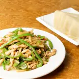 青椒肉絲クレープセット（福餃子）