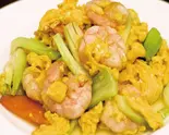 【蝦仁炒】えびとたまごの炒め(中華 東海飯店 大門本店)