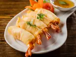 19 ポーピアクントード(海老入り揚げ春巻き)（タイ料理 ウライワン）