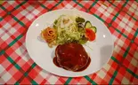 【当店人気No.1】手ごねハンバーグ（絶品ハンバーグのお店ココロ与野店）