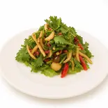お茶の葉のサラダ（Shwe Kan Kaw Myanmar Restaurant）