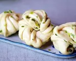 葱香花卷 (3個)ぐるぐるミニ葱蒸しパン(中国流ピリ辛しゃぶしゃぶ 冒牌火锅菜)