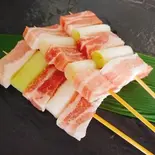炭焼き豚ねぎま串（友ん家 女子大小路店）