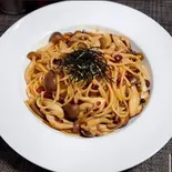きのこの和風パスタ（ハローパスタ）