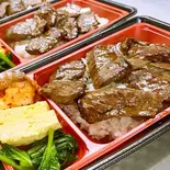 【やわらか美味しい！】上ハラミステーキ重 Premium Skirt Steak Rice Box（焼肉イルモン兀）