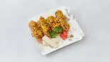 はちみつマスタード手羽先 4個(蜂蜜芥末味鸡翅)（好美味 麻辣湯 御徒町本店）