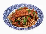 ニラレバ炒め（餃子伝説 吉野町店）