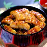ゴールデンうなぎ飯(刻みのり・柴漬け付き)(築地ダイニング 金のうなぎ 上野毛店)