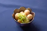 うずらのたまごにんにく醤油漬け（串まる）