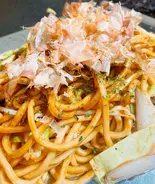 イカ豚やきそば(もんじゃ×鉄板 一八)