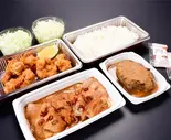 辛キング弁当+鶏肉のから揚げ+ハンバーグ(生姜キング 浅草橋本店)