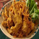CHÂN GÀ RANG MUỐI - 鶏足の塩揚げ(SAM QUAN 亀有)