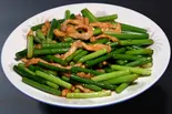 ニンニクの芽と豚肉炒め（蓬莱春飯店 本店）
